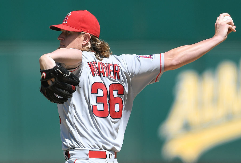 Jered Weaver of the Angels
